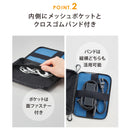 ノートPCに貼り付けるポーチ