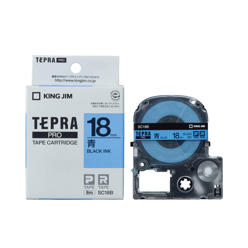 テプラ TEPRA PROテープ スタンダード 幅6mm 透明ラベル(黒文字） ST6K
