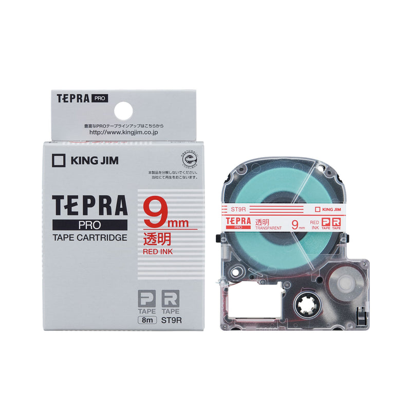「テプラ」PROテープカートリッジ 透明ラベル